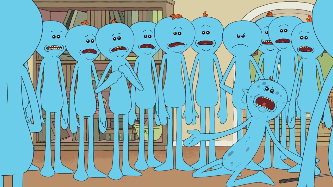 Meeseeks 1 Blank Meme Template