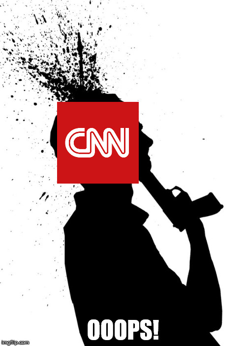 Hey, CNN. Maybe you can crush a private citizen, but that doesn't mean you should. | OOOPS! | image tagged in suicide,cnn,cnn sucks,meme war | made w/ Imgflip meme maker