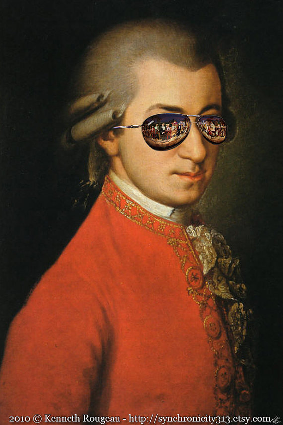 Cool Mozart Blank Meme Template