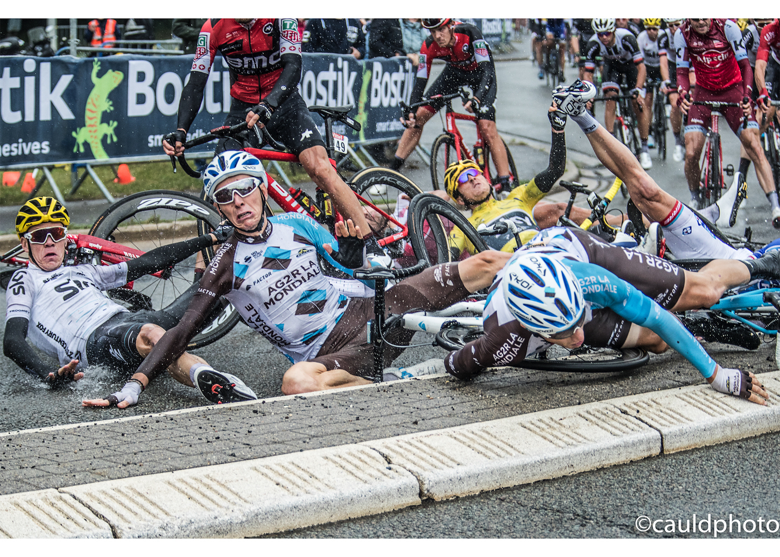 Tour de France crash Blank Meme Template
