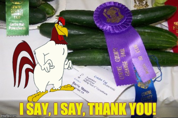 I SAY, I SAY, THANK YOU! | made w/ Imgflip meme maker