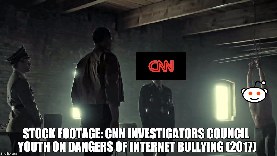 STOCK FOOTAGE: CNN INVESTIGATORS COUNCIL YOUTH ON DANGERS OF INTERNET BULLYING (2017) | image tagged in cnn,political meme,funny memes,cuck the zuck,donald trump approves | made w/ Imgflip meme maker