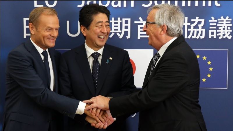 EU-Japan-China Blank Meme Template