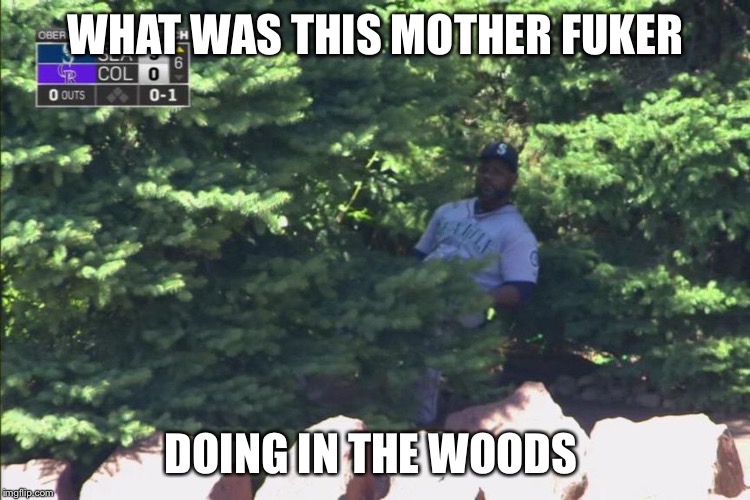 WHAT WAS THIS MOTHER FUKER; DOING IN THE WOODS | made w/ Imgflip meme maker