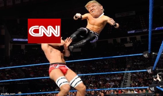image tagged in donald trump,cnn fake news | made w/ Imgflip meme maker