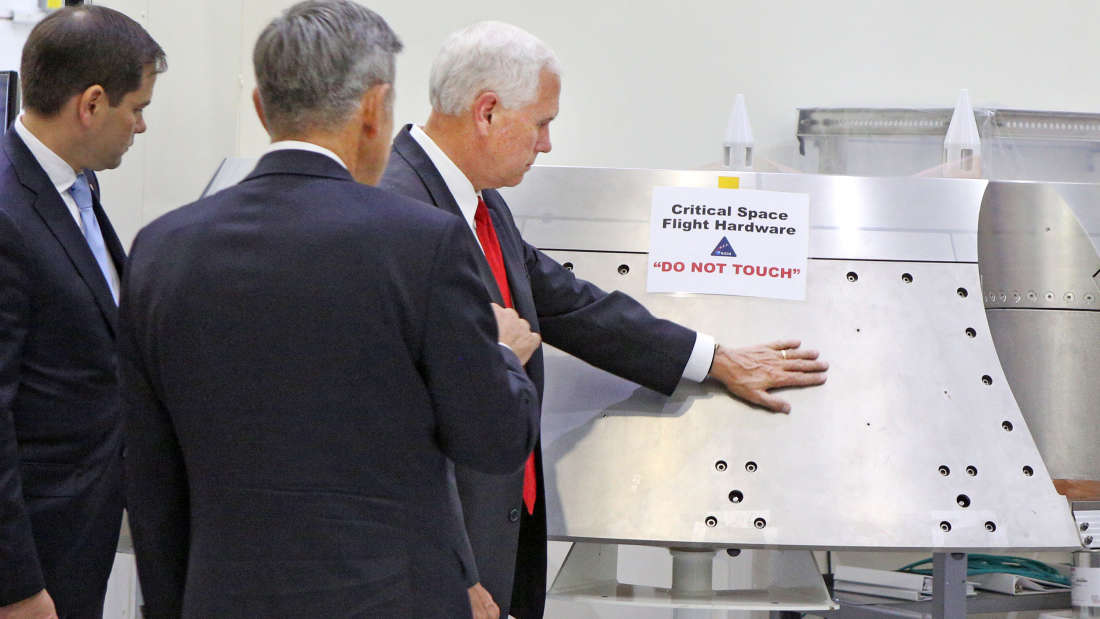 Pence Ignores Sign Blank Meme Template