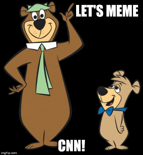 I'm more popular than CNN. | LET'S MEME; CNN! | image tagged in yogi bear meme cnn | made w/ Imgflip meme maker