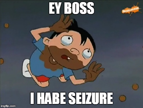 Ey B0ss, i habe seizure | EY B0SS; I HABE SEIZURE | image tagged in chocolate boy | made w/ Imgflip meme maker