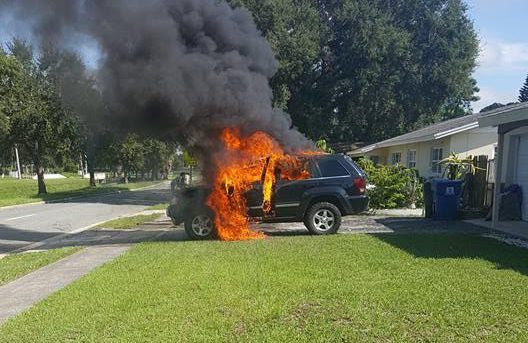 Jeep Fire Blank Meme Template