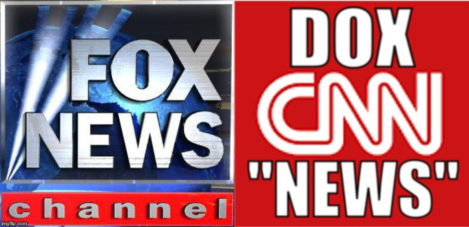 Fox vs Dox | image tagged in fox vs dox,fox news,cnn,cnn dox news | made w/ Imgflip meme maker