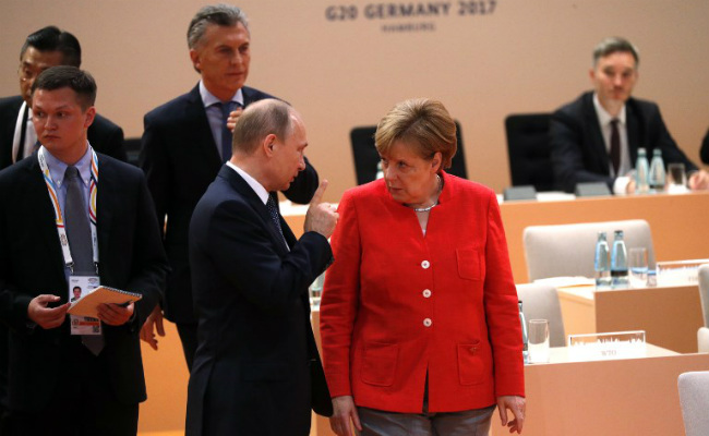 putin and merkel Blank Meme Template