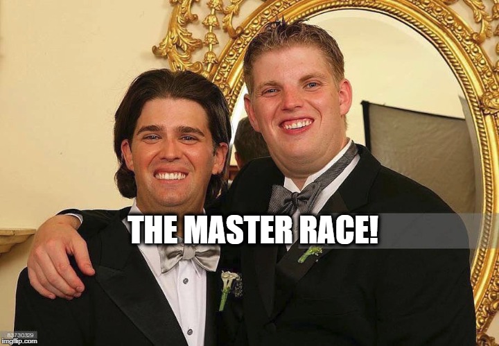 The Master Trumps | THE MASTER RACE! | image tagged in master race,trumptards,republicans,trump | made w/ Imgflip meme maker