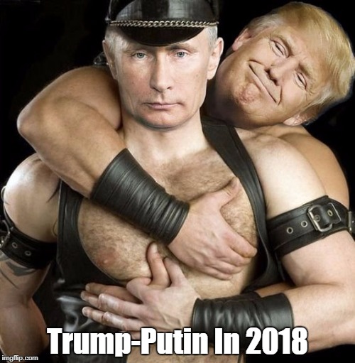 "It Took Putin And Trump Over 2 Hours To Figure Out How To Hack The 2018 Elections" | Trump-Putin In 2018 | image tagged in devious donald,deporable donald,despicable donald,dishonorable donald,dishonest donald,mafia don | made w/ Imgflip meme maker