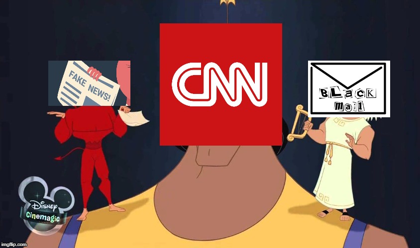 D & A | image tagged in cnn fake news,cnn blackmail | made w/ Imgflip meme maker