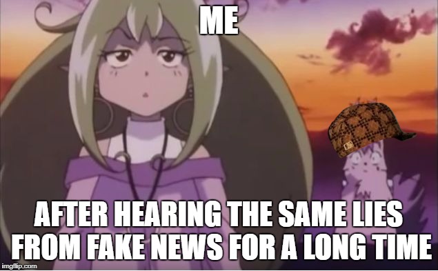 Mirabelle Graceland blank stare | ME; AFTER HEARING THE SAME LIES FROM FAKE NEWS FOR A LONG TIME | image tagged in mirabelle graceland blank stare,scumbag,memes | made w/ Imgflip meme maker