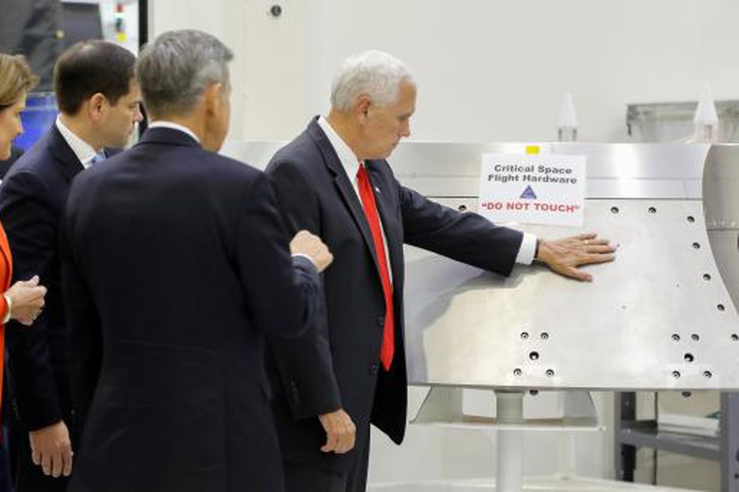 Mike Pence do not touch Blank Meme Template