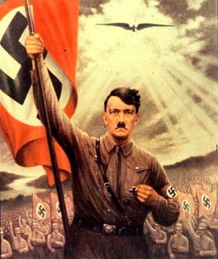 High Quality hitler nazi flag Blank Meme Template