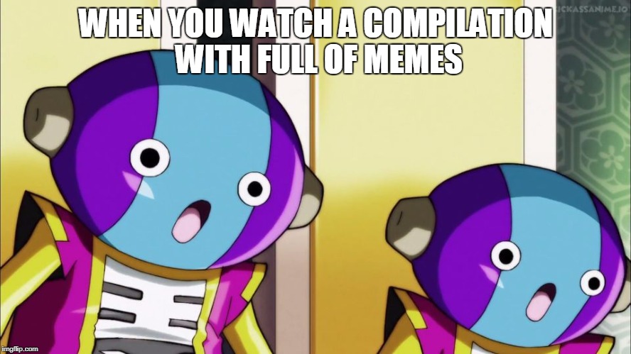 WHEN YOU WATCH A COMPILATION WITH FULL OF MEMES | image tagged in zeno amazed | made w/ Imgflip meme maker