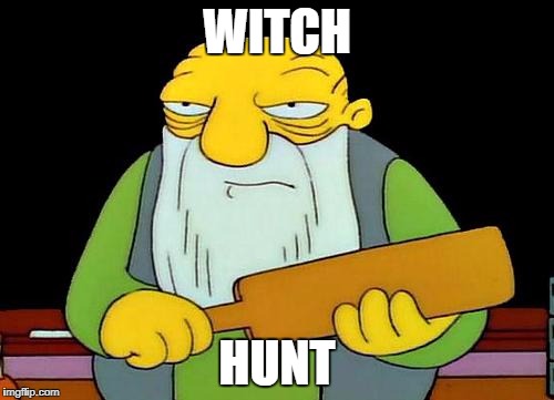 That's a paddlin' Meme | WITCH; HUNT | image tagged in memes,that's a paddlin' | made w/ Imgflip meme maker
