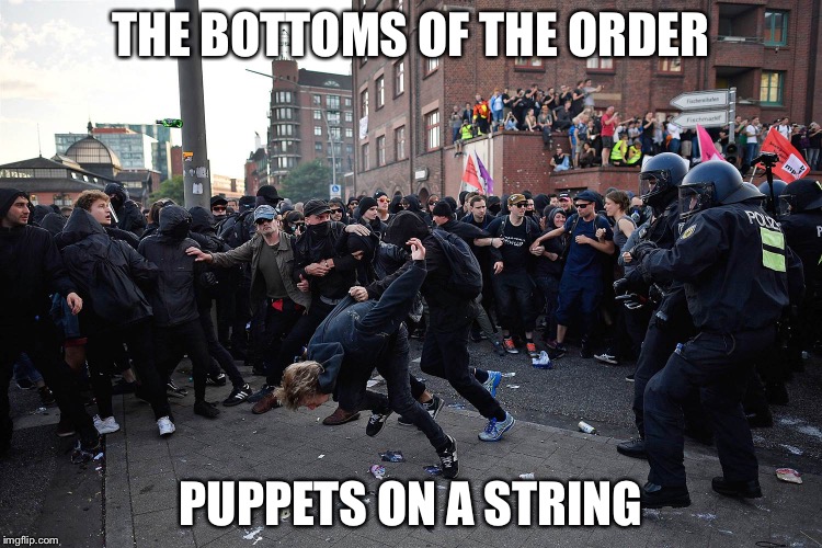 g20 | THE BOTTOMS OF THE ORDER; PUPPETS ON A STRING | image tagged in g20 | made w/ Imgflip meme maker