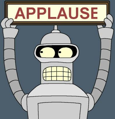 Bender Applause Blank Meme Template