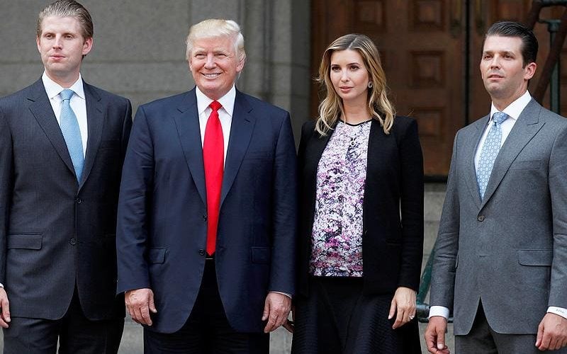 High Quality trump family Blank Meme Template