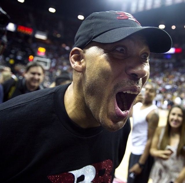 High Quality Lavar Ball Blank Meme Template