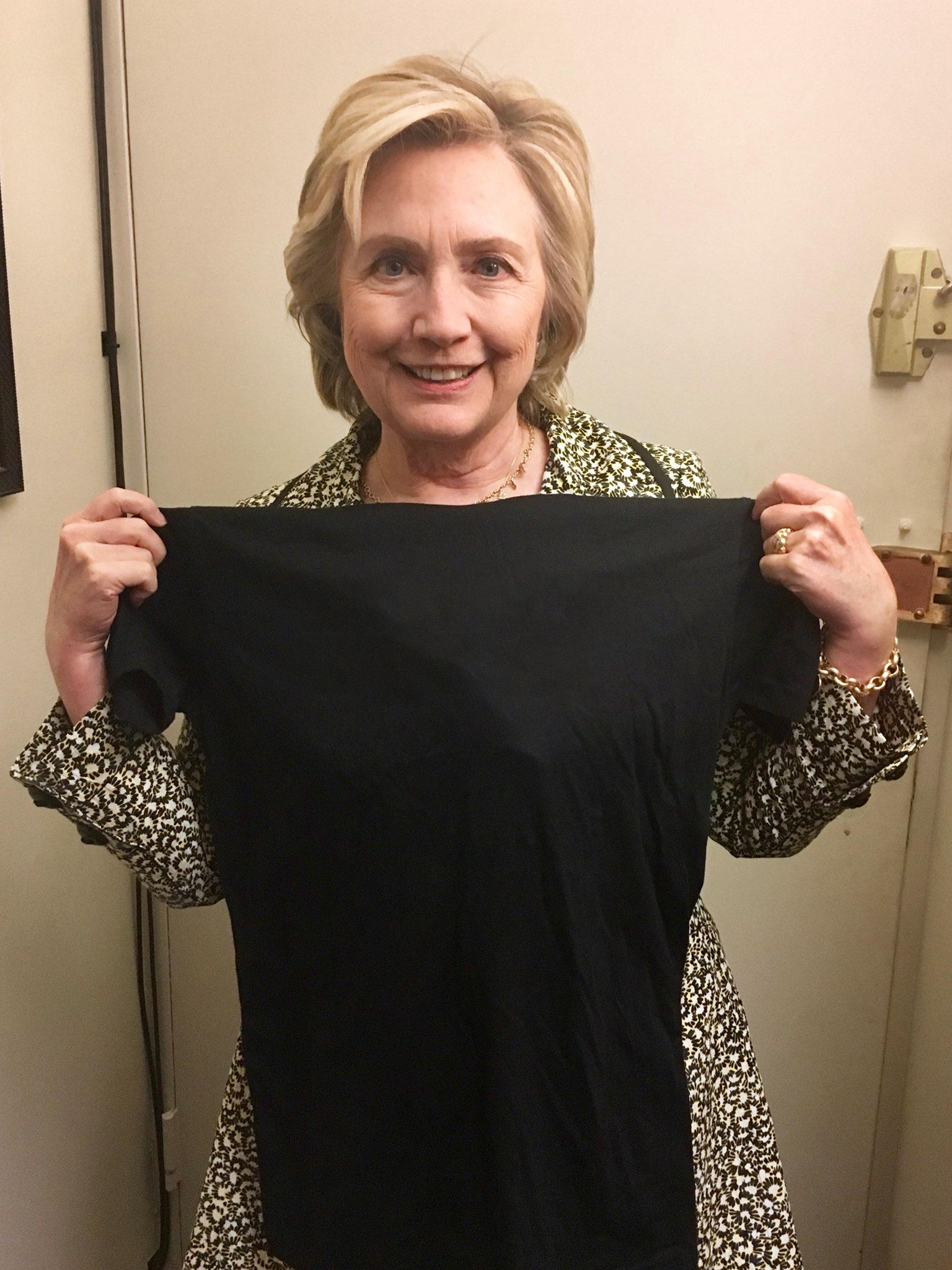 High Quality Hillary Shirt Blank Meme Template