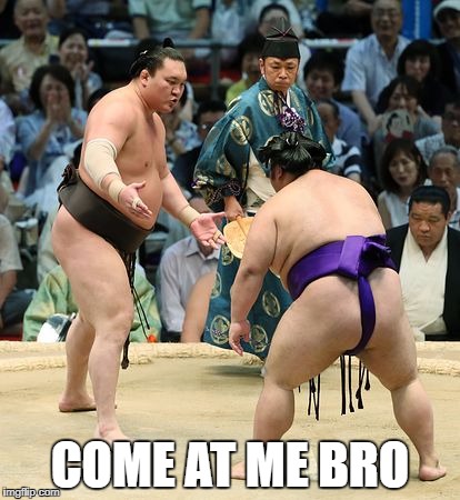 Hakuho_comeatmebro | COME AT ME BRO | image tagged in hakuho_comeatmebro | made w/ Imgflip meme maker