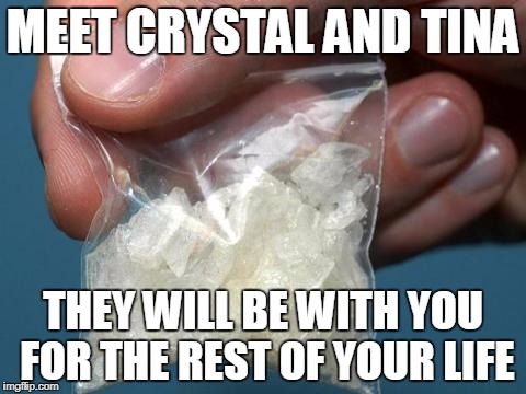 MEET CRYSTAL AND TINA THEY WILL BE WITH YOU FOR THE REST OF YOUR LIFE | made w/ Imgflip meme maker
