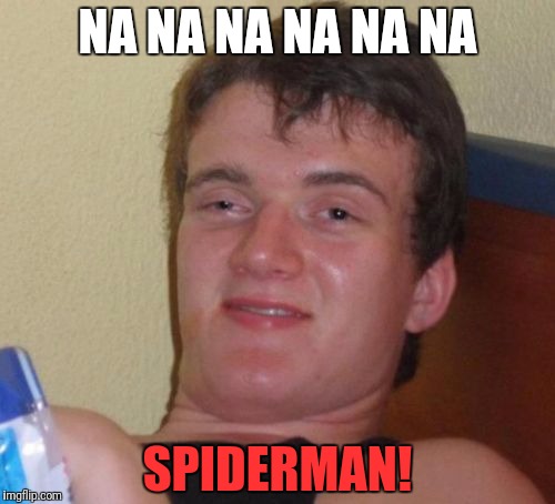 10 Guy | NA NA NA NA NA NA; SPIDERMAN! | image tagged in memes,10 guy | made w/ Imgflip meme maker