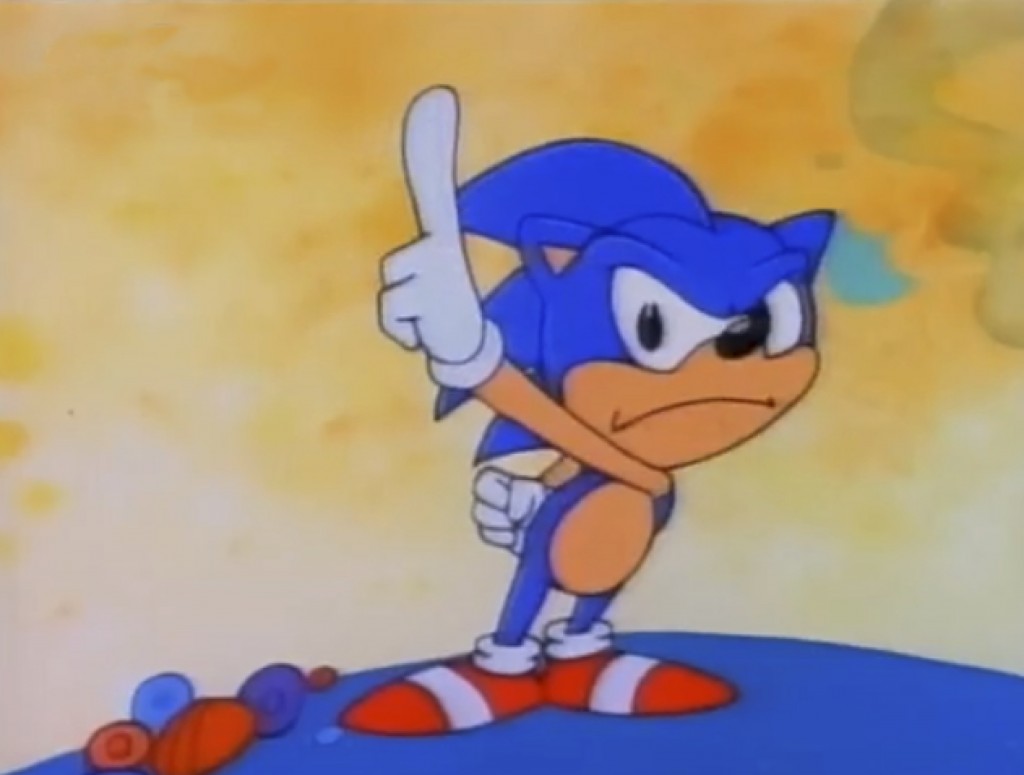 sanic sez Blank Meme Template