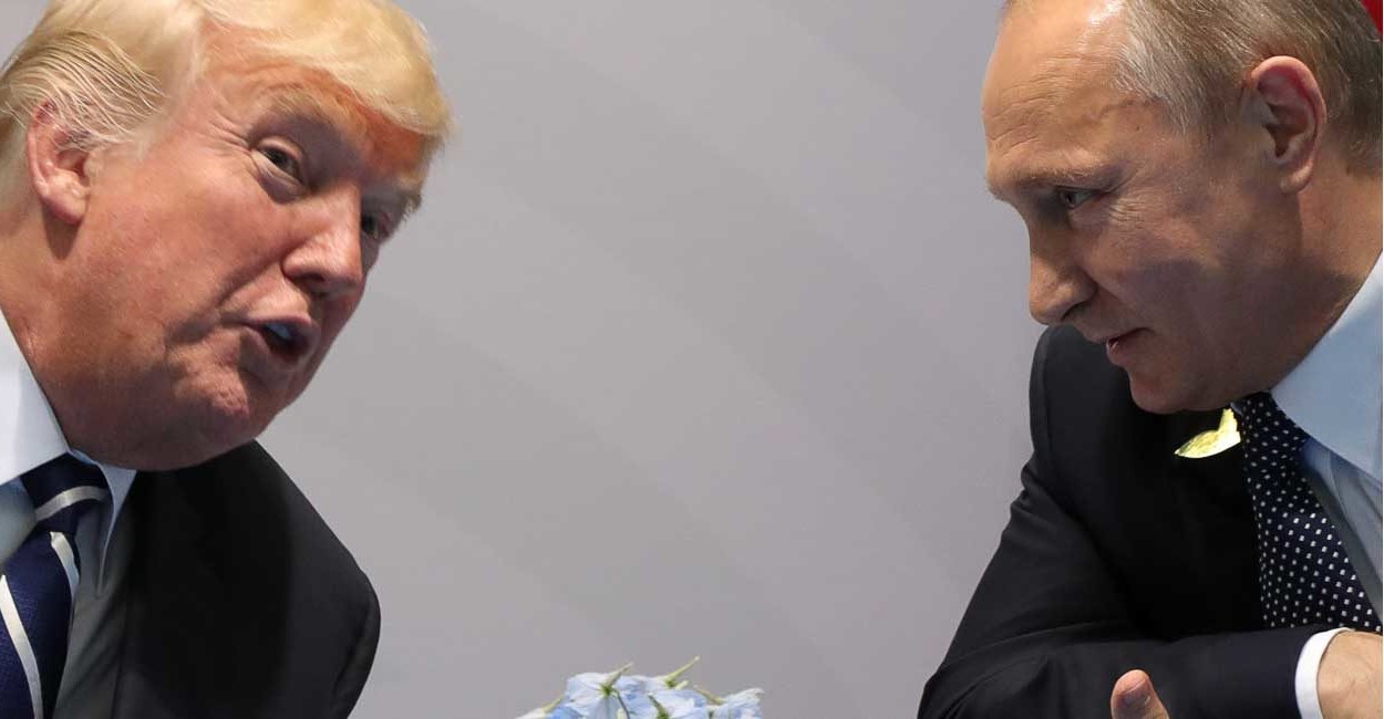 Trump and Putin Blank Meme Template
