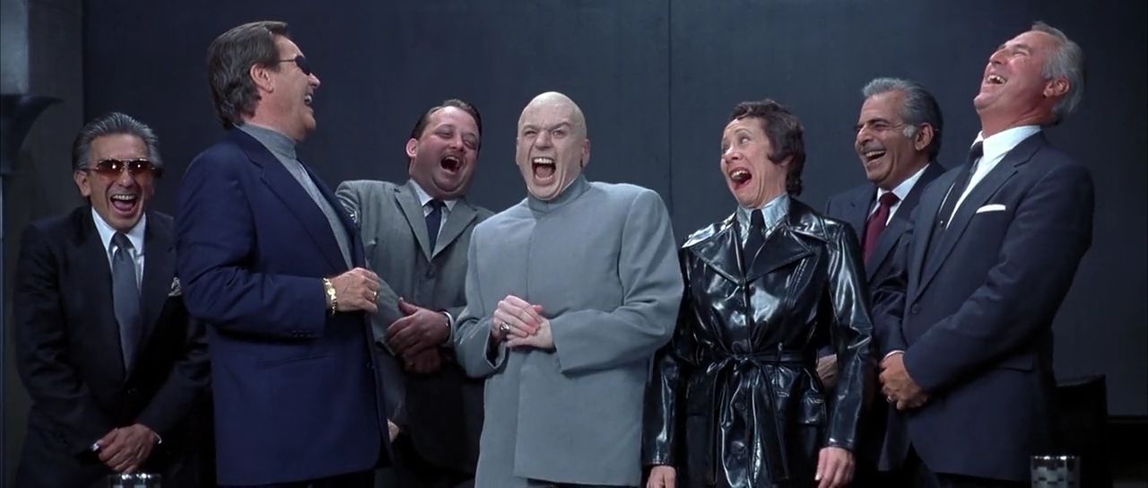 High Quality Dr. Evil laughing Blank Meme Template