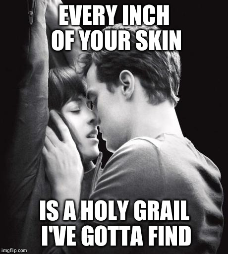 EVERY INCH OF YOUR SKIN; IS A HOLY GRAIL I'VE GOTTA FIND | image tagged in holy grail,every inch of you | made w/ Imgflip meme maker