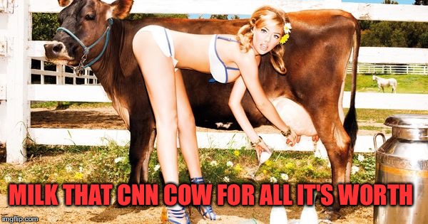 MILK THAT CNN COW FOR ALL IT'S WORTH | made w/ Imgflip meme maker