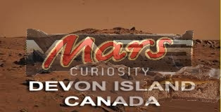 Mars in Canada | image tagged in mars,devon,curiosity,sepia filter,taxpayer | made w/ Imgflip meme maker