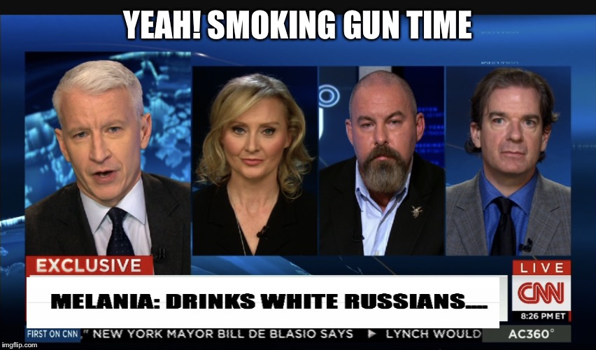 Why not CNN? Why Not...? | YEAH! SMOKING GUN TIME | image tagged in cooper | made w/ Imgflip meme maker