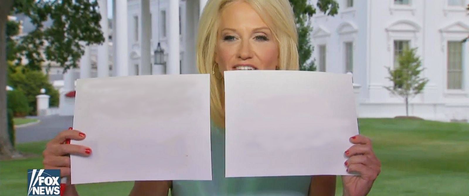 High Quality Kellyanne Signs Blank Meme Template