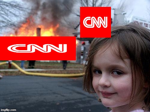 worth it to burn down that house | image tagged in memes,disaster girl,cnn | made w/ Imgflip meme maker