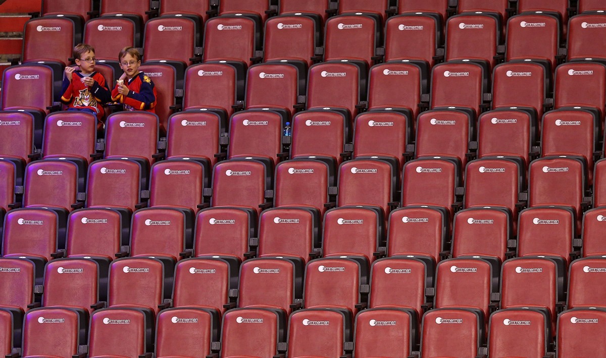 florida panthers home opener attendance clipart