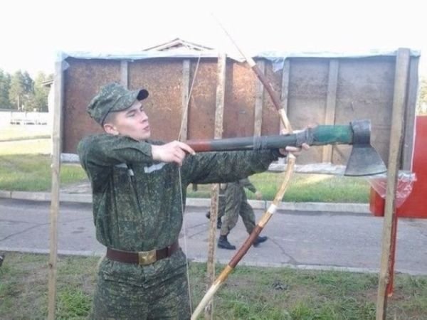 russian archer Blank Meme Template