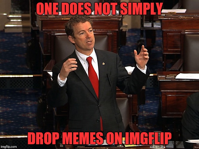 ONE DOES NOT SIMPLY DROP MEMES ON IMGFLIP | made w/ Imgflip meme maker