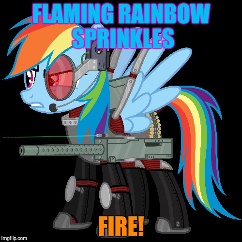 FLAMING RAINBOW SPRINKLES FIRE! | made w/ Imgflip meme maker
