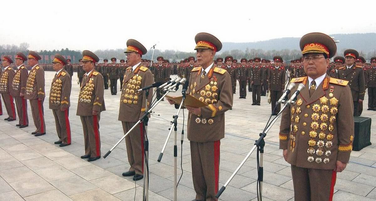 North Korea Officers medals Blank Meme Template