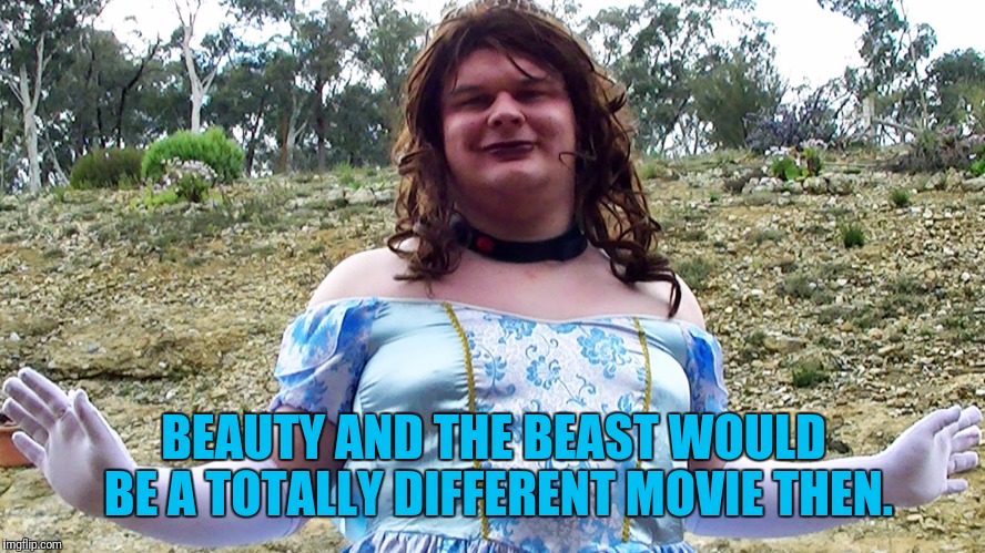 BEAUTY AND THE BEAST WOULD BE A TOTALLY DIFFERENT MOVIE THEN. | made w/ Imgflip meme maker