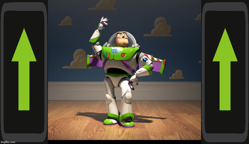 High Quality Excellente Buzz Light Year Blank Meme Template