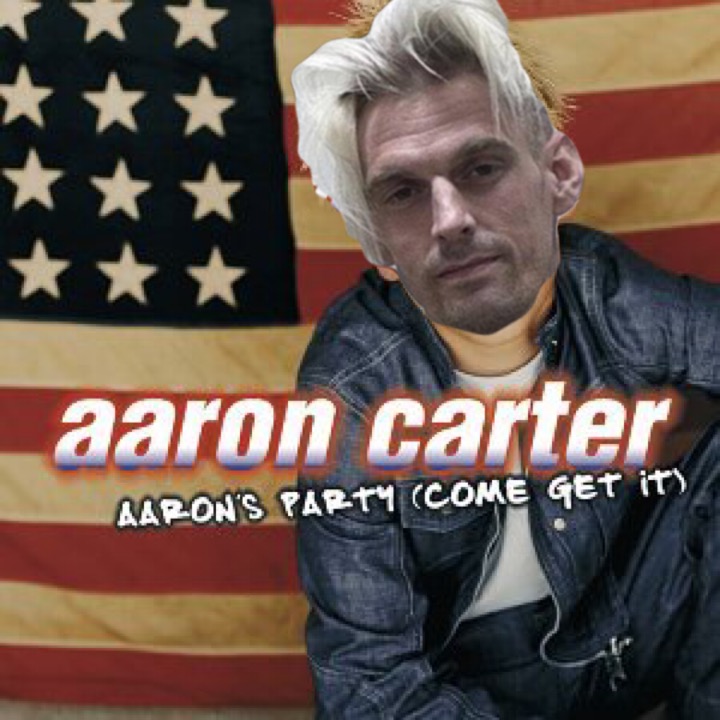 High Quality Aaron Carter regrets this  Blank Meme Template