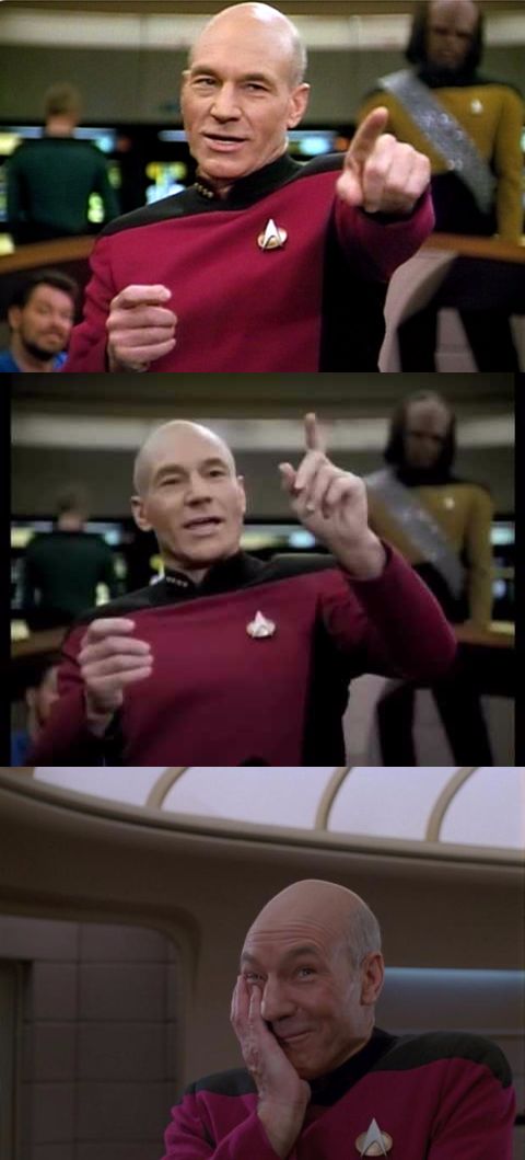 High Quality Bad Pun Picard Blank Meme Template