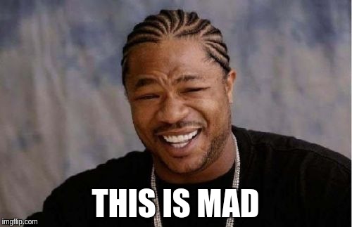 Yo Dawg Heard You Meme | THIS IS MAD | image tagged in memes,yo dawg heard you | made w/ Imgflip meme maker